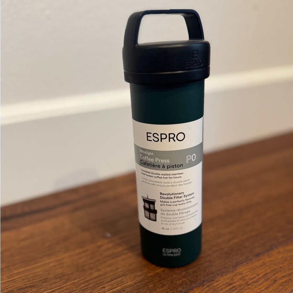ESPRO Green Coffee Press Travel Mug